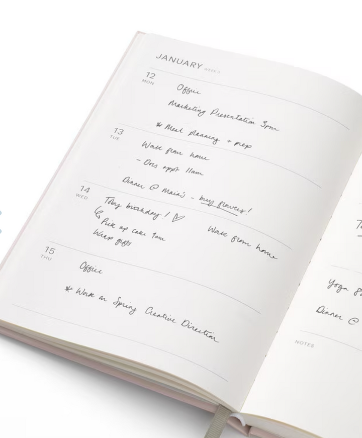 Papier 2026 Weekly Diary - Italian Summer Dusty Sage