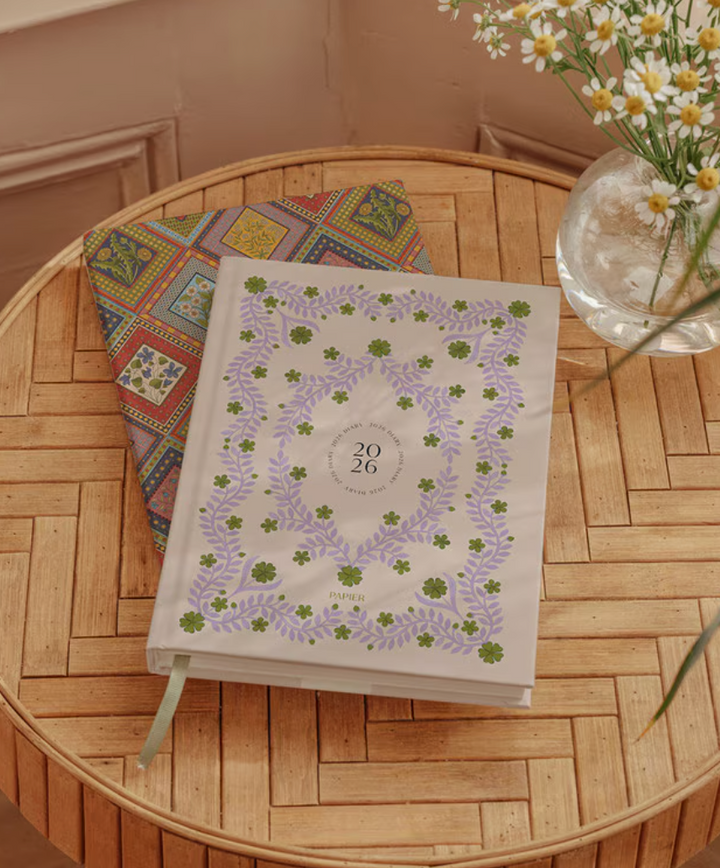 Papier 2026 Weekly Diary - Italian Summer Dusty Sage