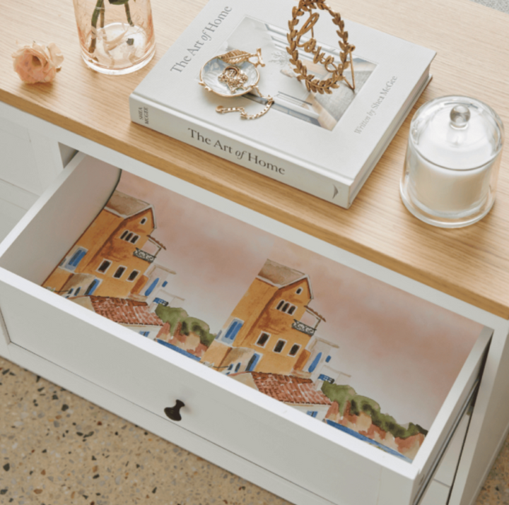 Scented Drawer Liners - Valletta - Santal Scent