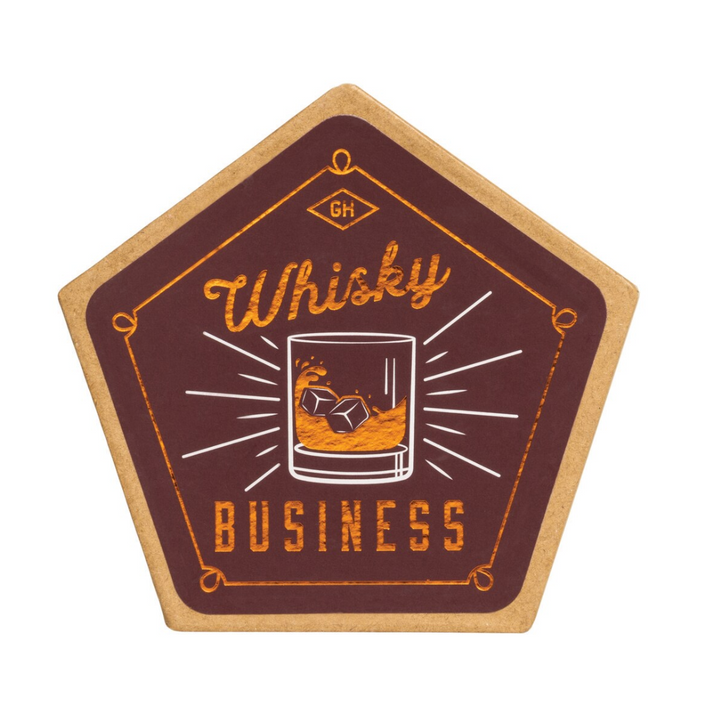 Coaster Set Of 4 - Whisky Business