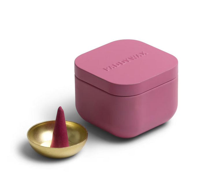 Incense Cones With Gold Holder - 20 Pack - Pomelo Bay