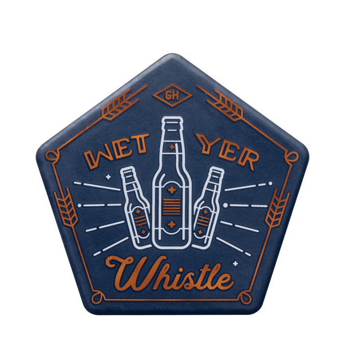 Coaster Set Of 4 - Down The Hatch