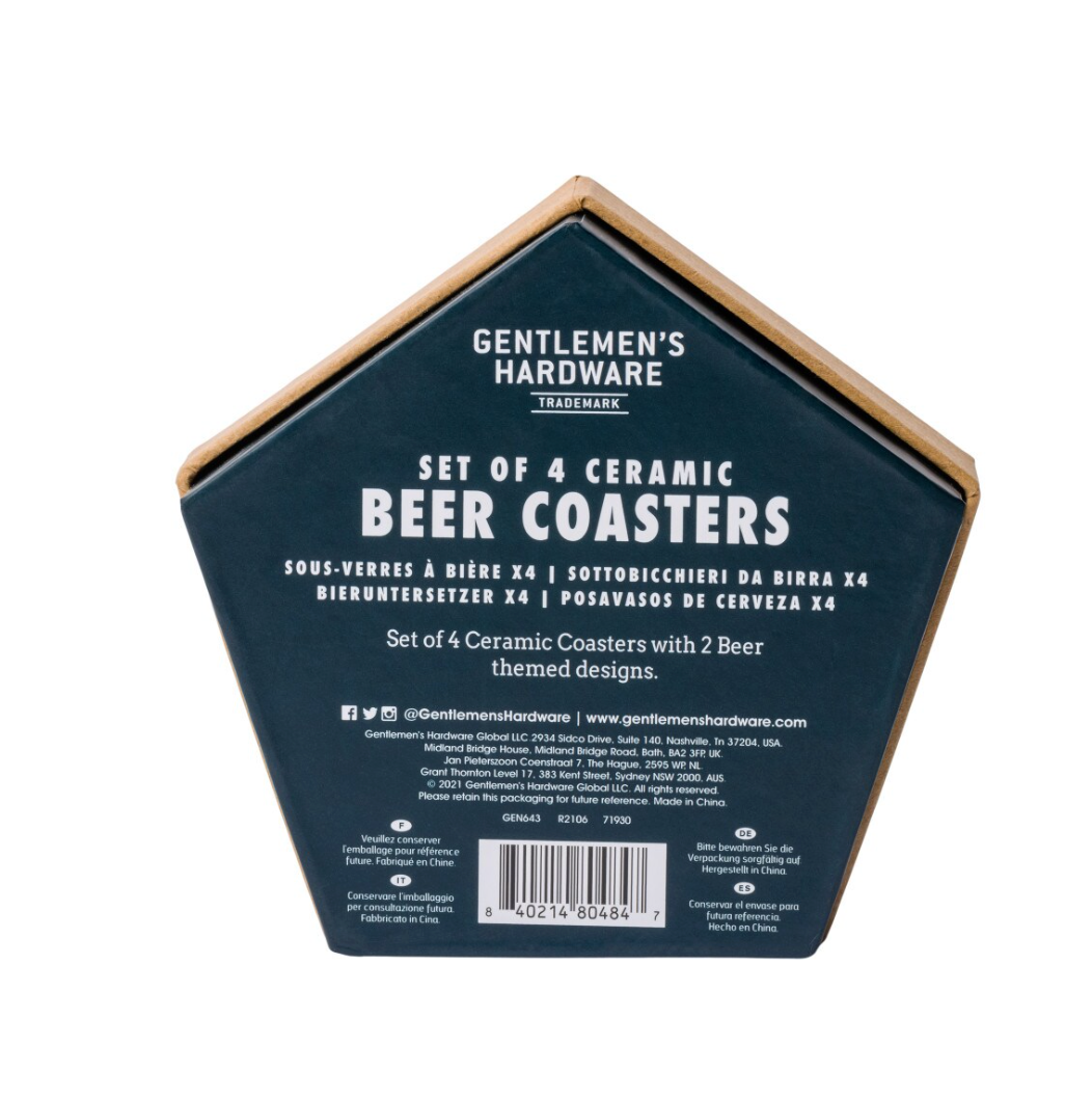 Coaster Set Of 4 - Down The Hatch
