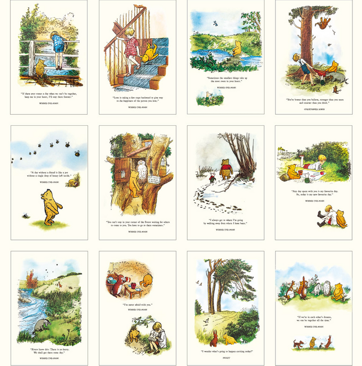 Hello Sunday 2026 Medium Calendar - Winnie the Pooh