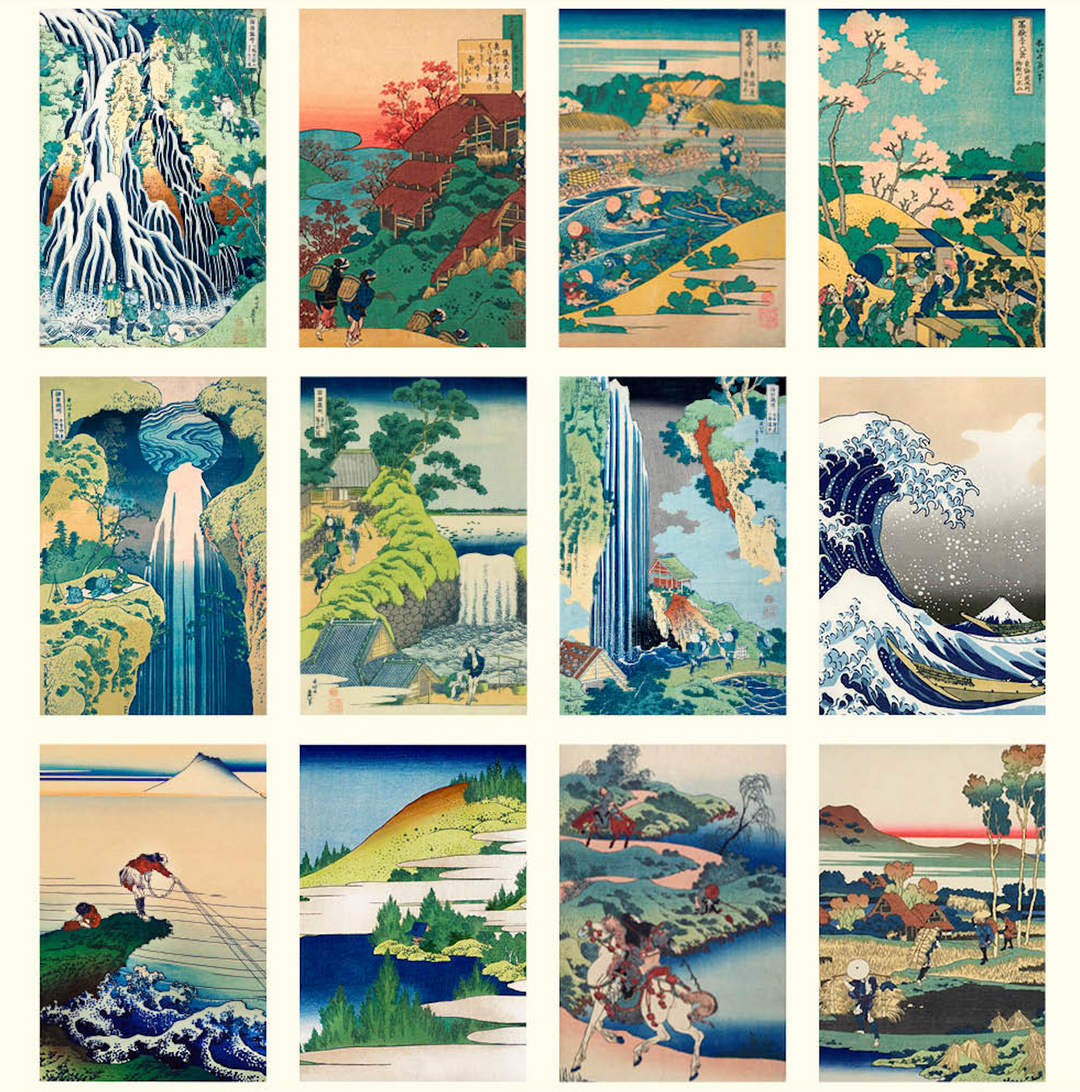 Hello Sunday 2026 Desk Calendar - Hokusai
