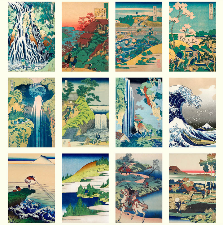 Hello Sunday 2026 Desk Calendar - Hokusai