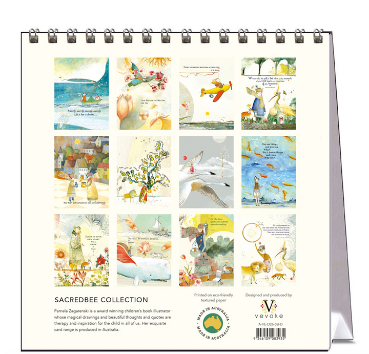Hello Sunday 2026 Desk Calendar - Sacredbee