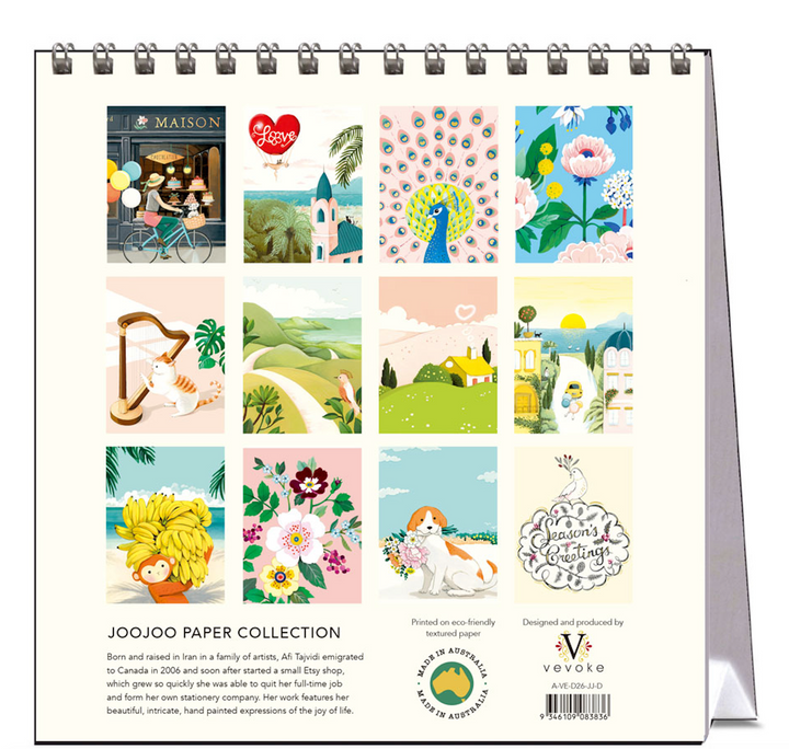 Hello Sunday 2026 Desk Calendar - JooJoo Paper