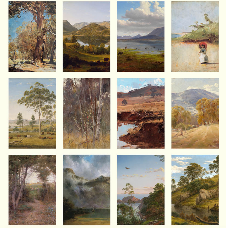 Hello Sunday 2026 Desk Calendar - Australian Landscapes