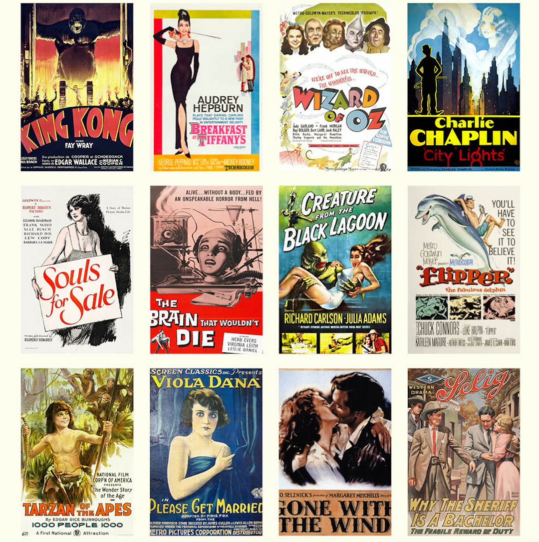 Hello Sunday 2026 Desk Calendar - Movie Posters