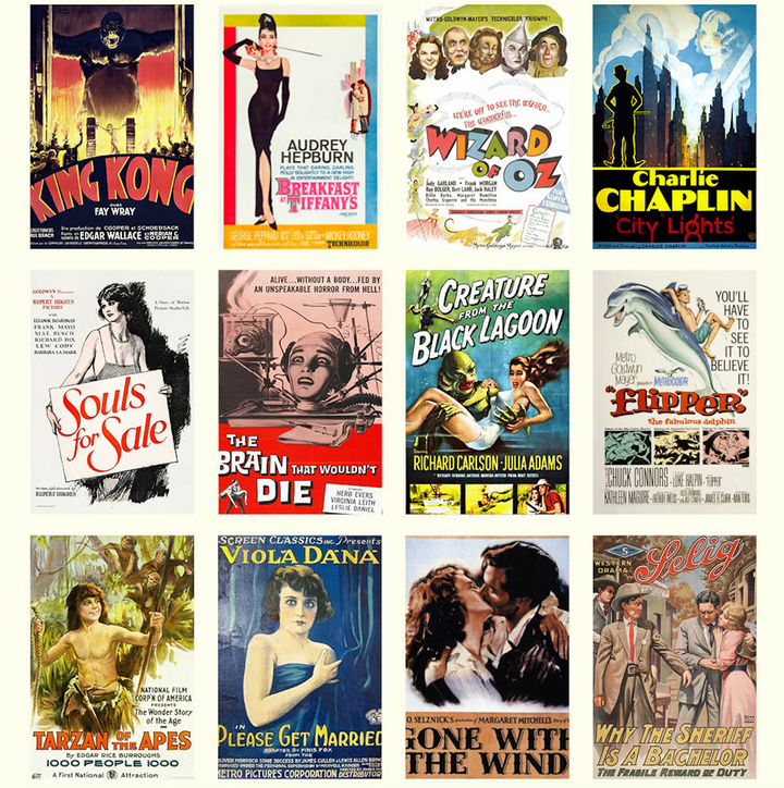 Hello Sunday 2026 Desk Calendar - Movie Posters