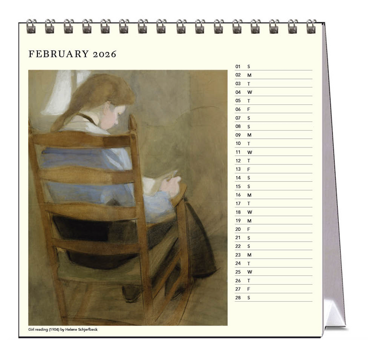 Hello Sunday 2026 Desk Calendar - The Reading Woman