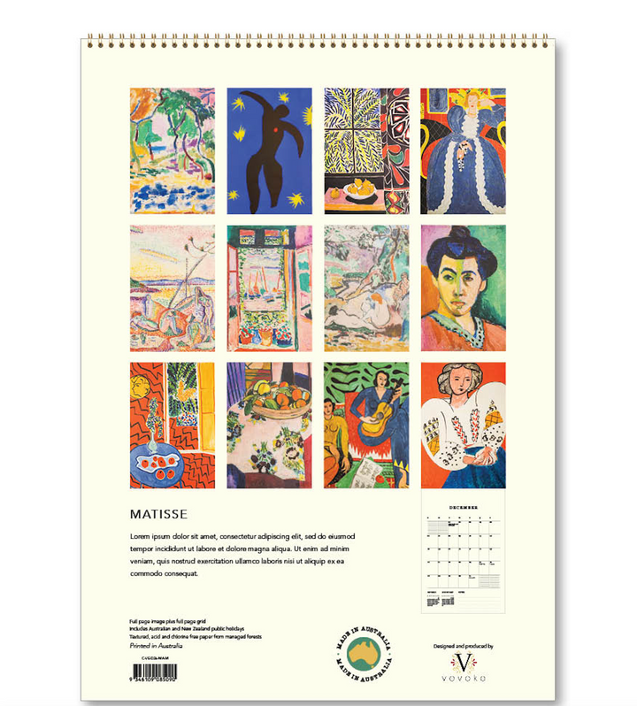 Hello Sunday 2026 Medium Calendar - Matisse