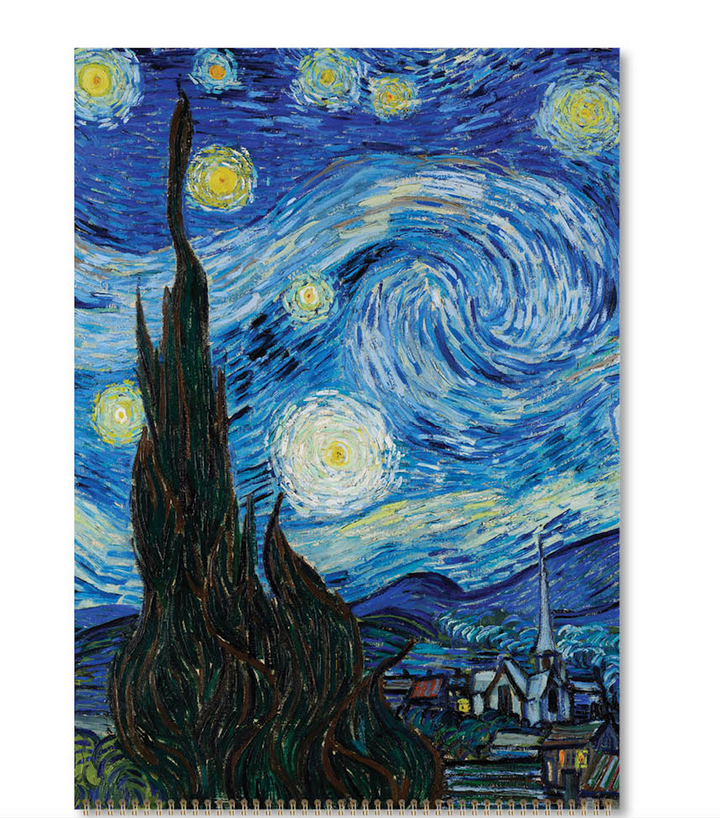 Hello Sunday 2026 Medium Calendar - Iconic Paintings