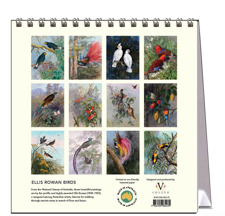 Hello Sunday 2026 Desk Calendar - Ellis Rowan Birds