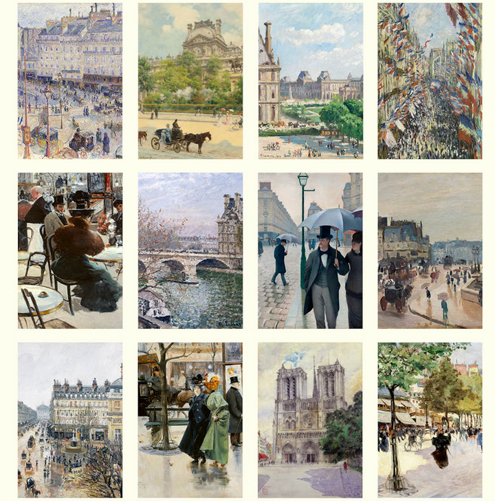 Hello Sunday 2026 Desk Calendar - The City of Paris