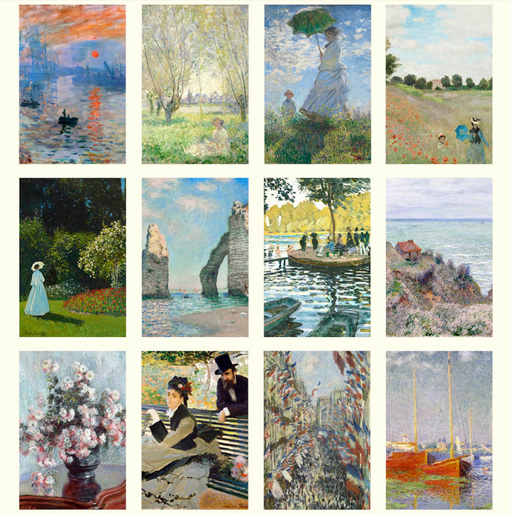Hello Sunday 2026 Medium Calendar - Monet