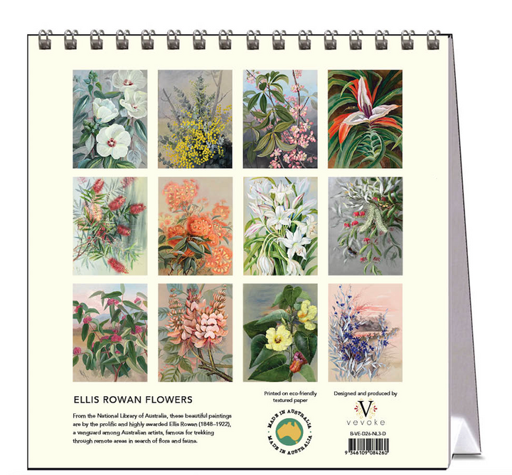 Hello Sunday 2026 Desk Calendar - Ellis Rowan Flowers