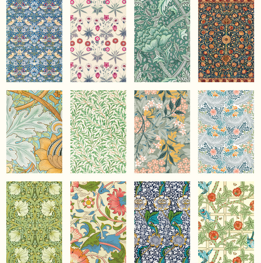 Hello Sunday 2026 Desk Calendar - William Morris