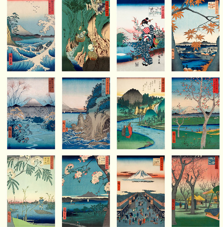 Hello Sunday 2026 Desk Calendar - Hiroshige