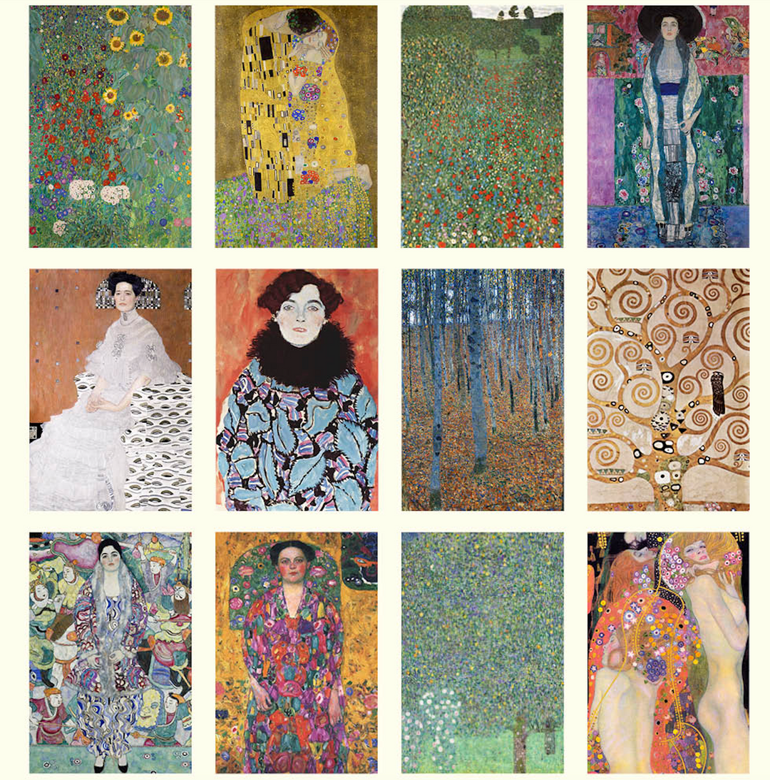 Hello Sunday 2026 Medium Calendar - Klimt