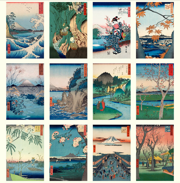 Hello Sunday 2026 Medium Calendar - Hiroshige