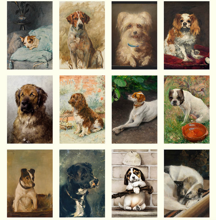 Hello Sunday 2026 Desk Calendar - Dogs