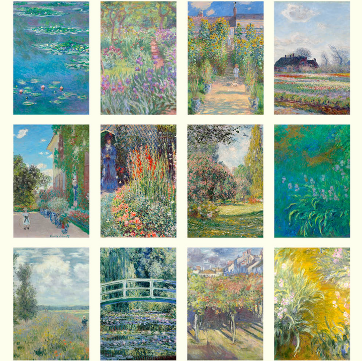Hello Sunday 2026 Desk Calendar - Monet's Gardens