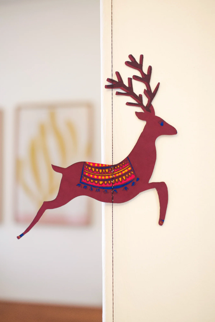 Christmas Decorative Garland 3m Long - Reindeer (No.01)