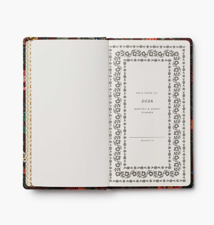 Rifle Paper Co - 2026 Weekly Hardcover Pocket Planner - Gracie