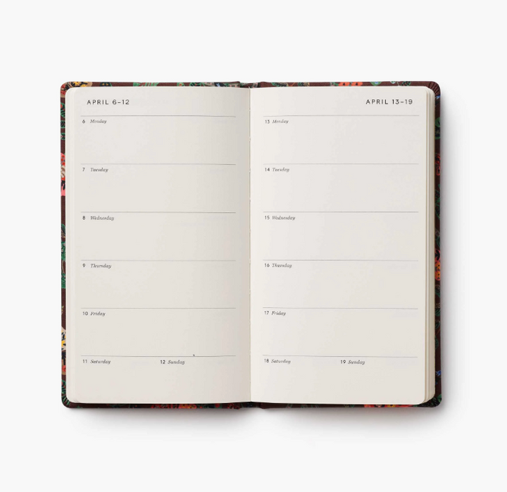 Rifle Paper Co - 2026 Weekly Hardcover Pocket Planner - Gracie