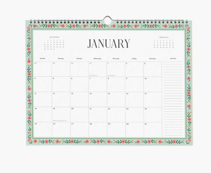 Rifle Paper Co - 2026 Appointment Calendar - Wildwood