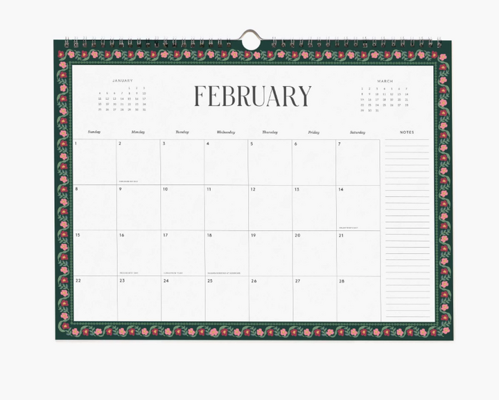 Rifle Paper Co - 2026 Appointment Calendar - Wildwood