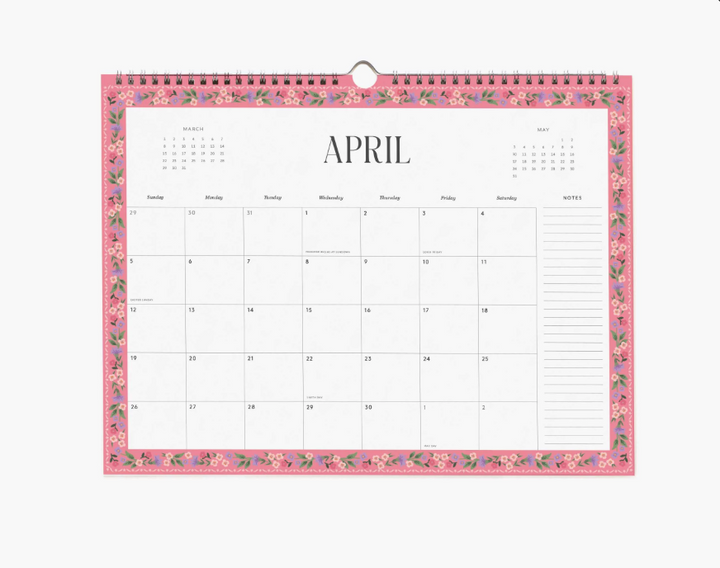 Rifle Paper Co - 2026 Appointment Calendar - Wildwood