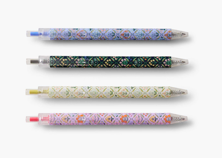 Rifle Paper Co Set of 4 Gel Pens - Estee