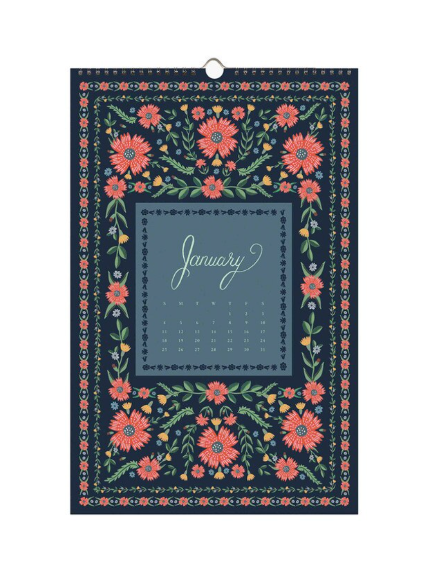 Rifle Paper Co - 2026 Wall Calendar - Flora