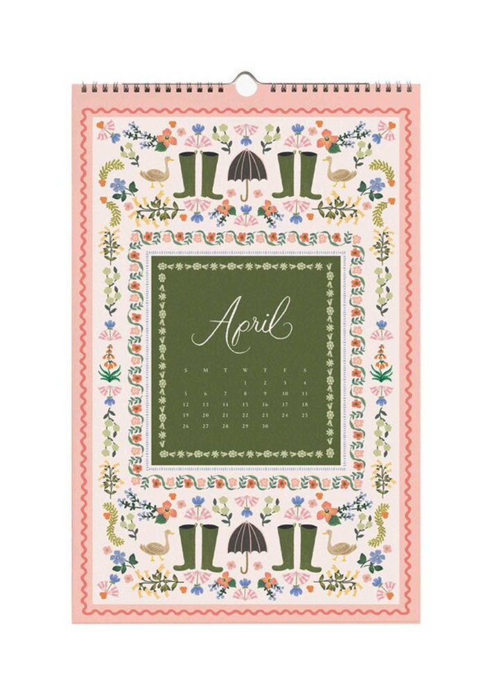 Rifle Paper Co - 2026 Wall Calendar - Flora