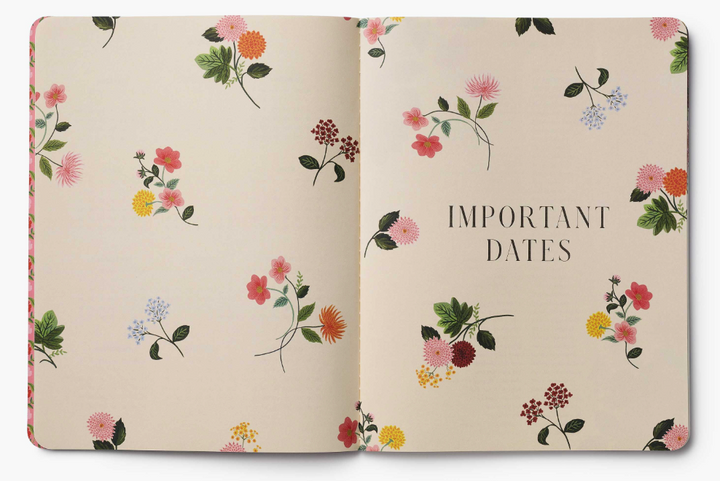 Rifle Paper Co - 2026 Monthly Appointment Notebook - Dahlia