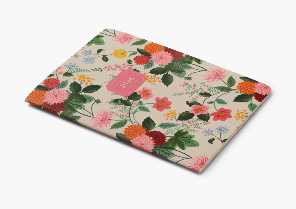 Rifle Paper Co - 2026 Monthly Appointment Notebook - Dahlia