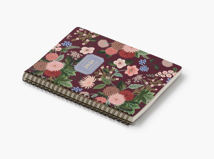 Rifle Paper Co - 2026 Weekly Softcover Spiral Planner - Dahlia