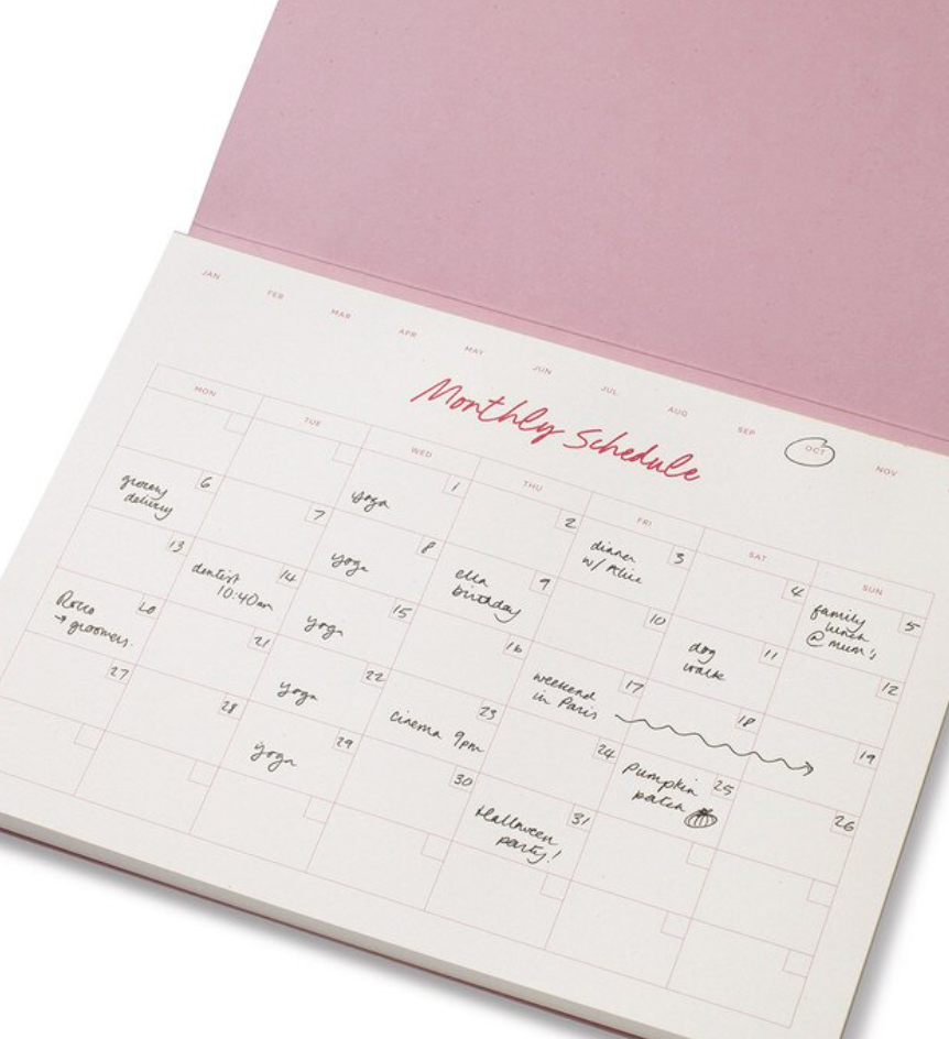 Papier Monthly Planning Pad - Picnic Productivity
