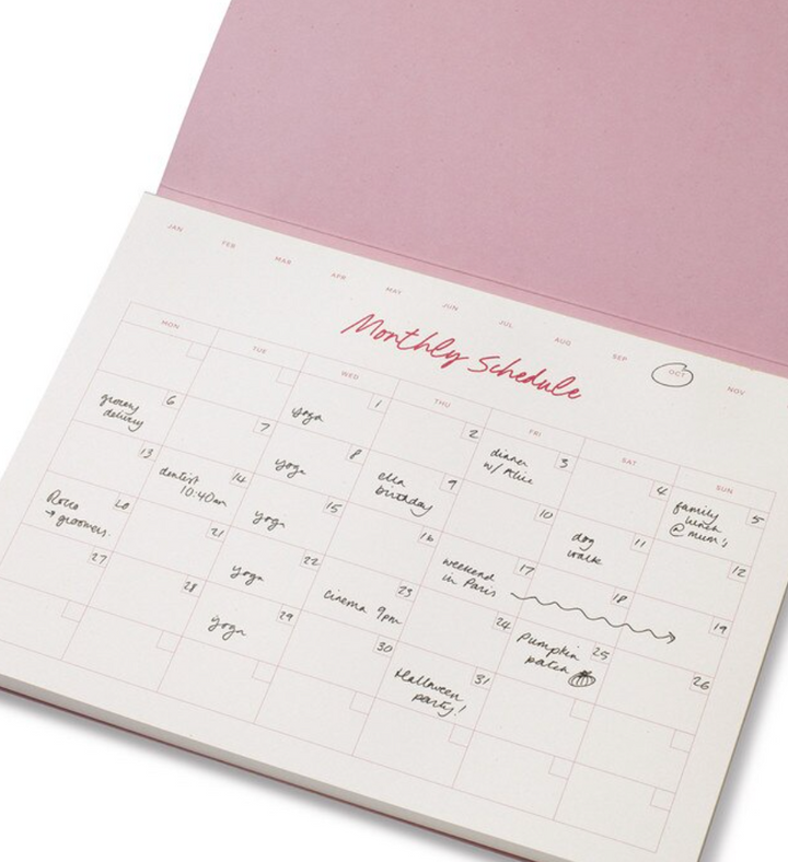 Papier Monthly Planning Pad - Picnic Productivity
