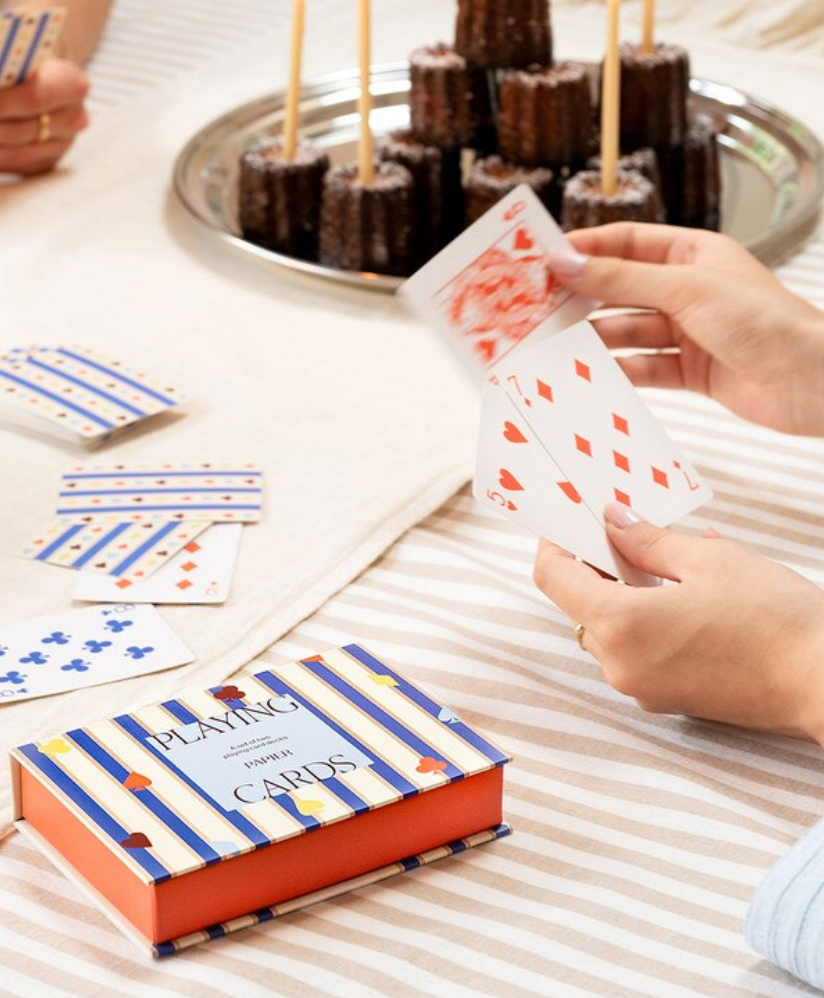 Papier Playing Cards - Suits and Stripes