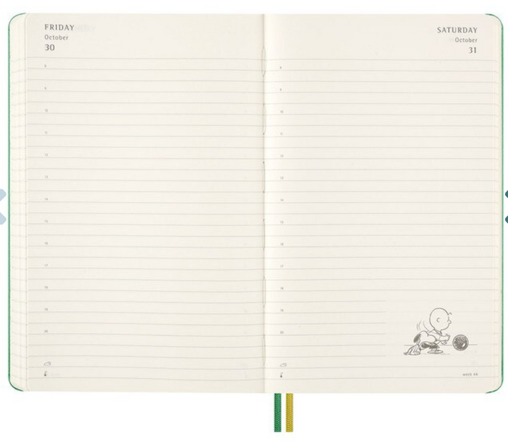 Moleskine 2026 Daily, Large, Hard Cover Diary - Charlie & Snoopy