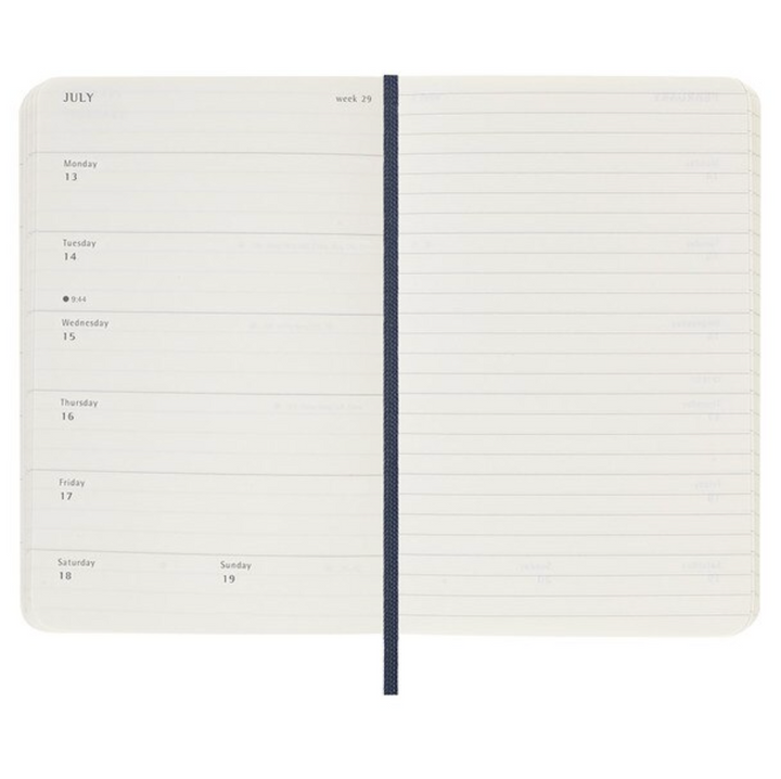 Moleskine 2026 Weekly, Pocket, Soft Cover Diary - Sapphire Blue
