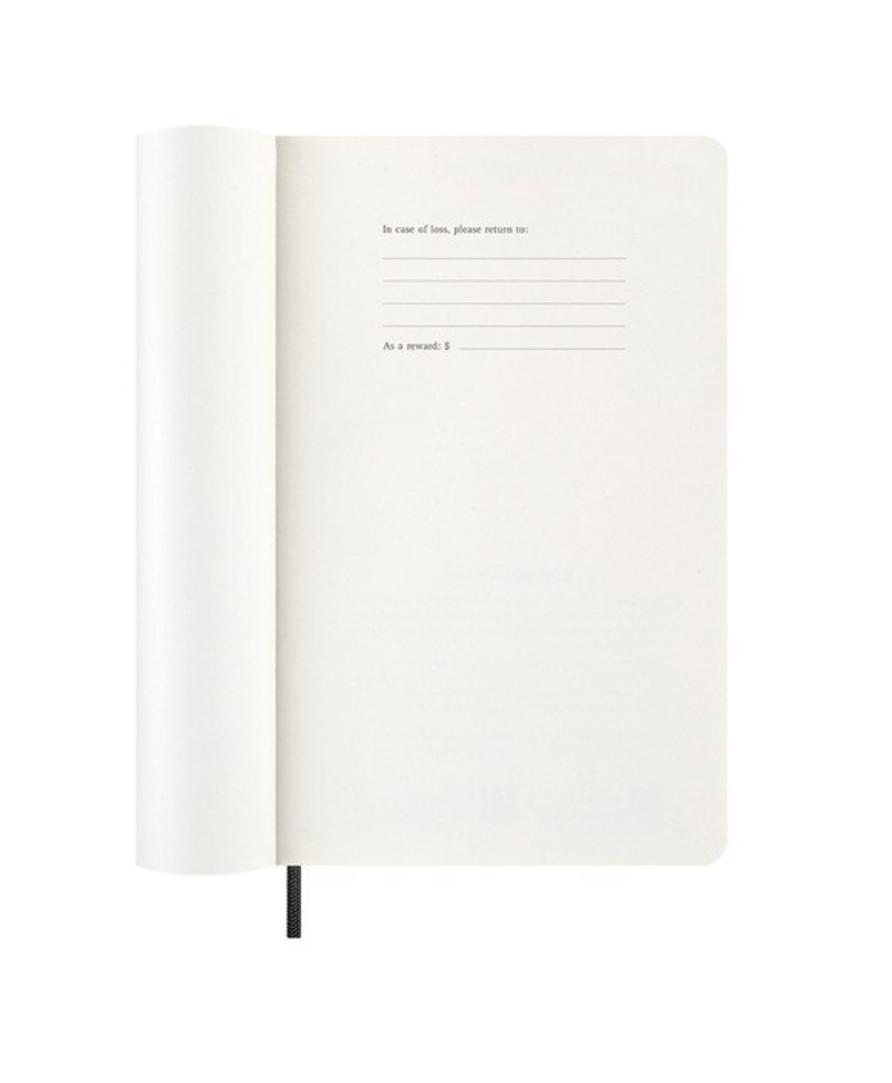 Moleskine 2026 Weekly, Large, Horizontal Soft Cover Diary - Black