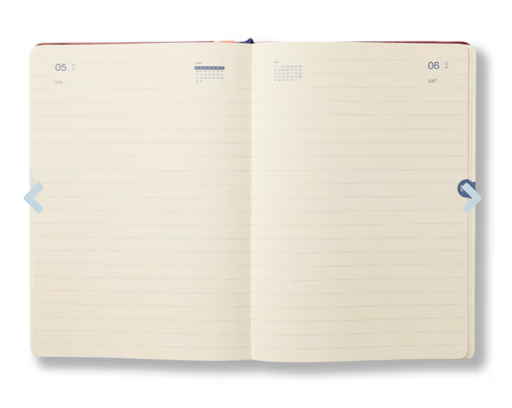 Any Day Now 2026 A5, Daily Freestyler Diary , Ruled - Tangerine