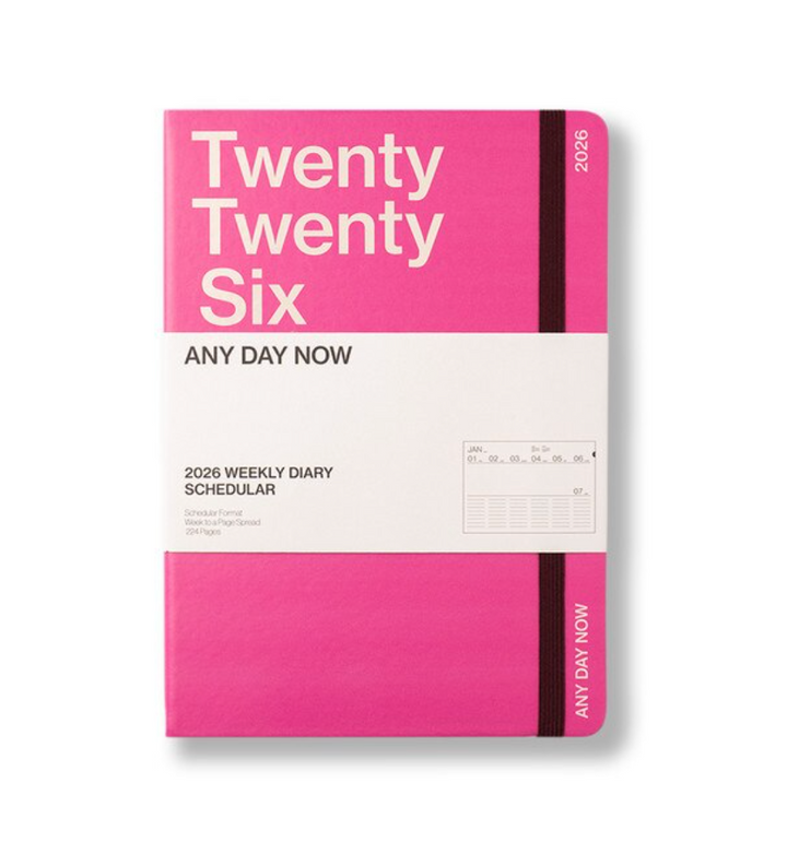 Any Day Now 2026 A5, Weekly Scheduler Diary - Orchid