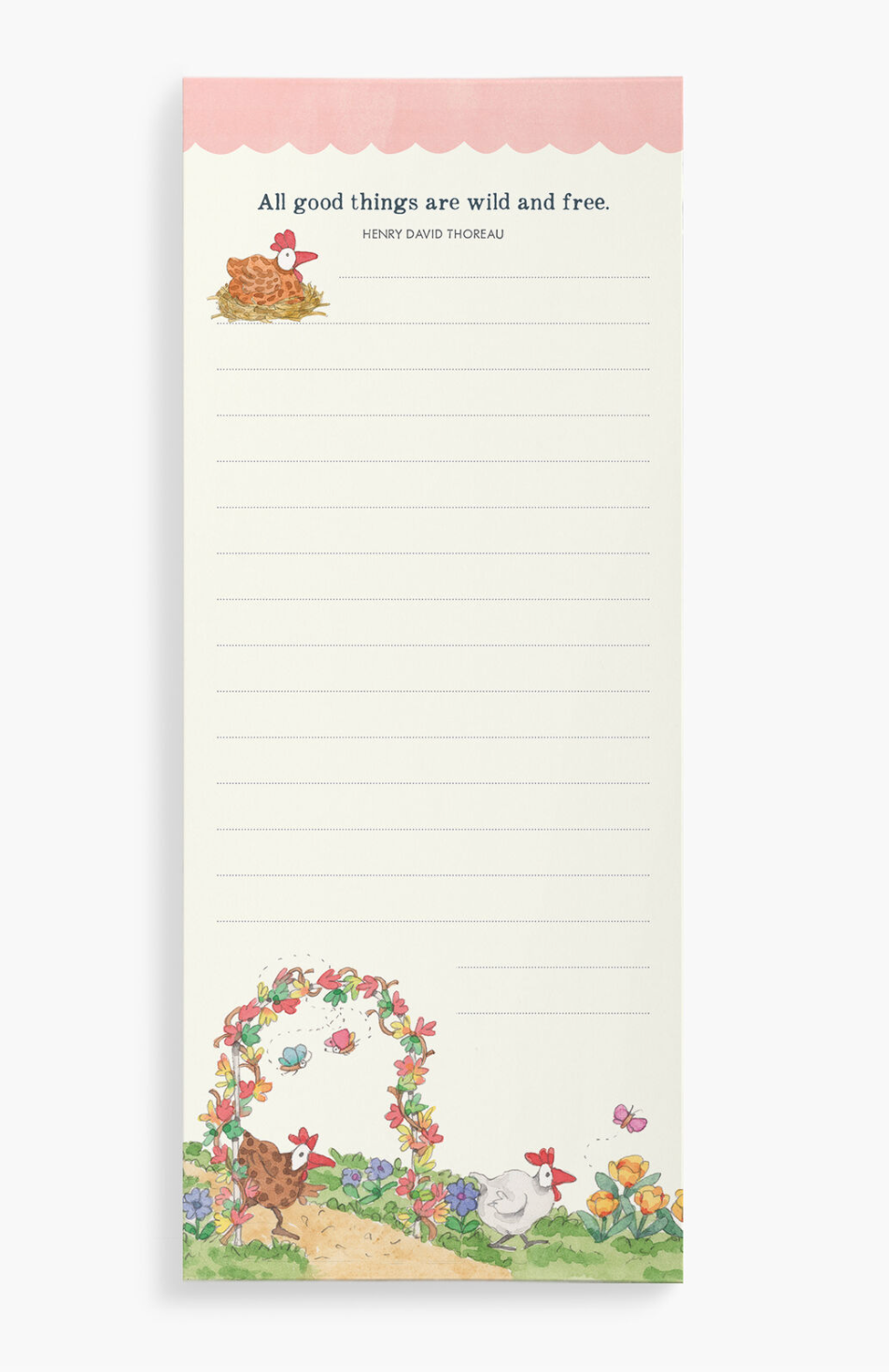 Twigseed List Notepad - Chickens