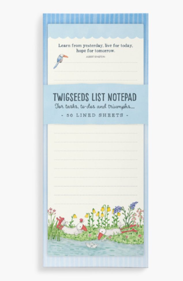 Twigseed List Notepad - Seagulls